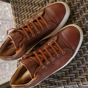 Brioni men's luxury casual shoes rich brown size 10